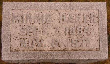 BAKER ESTLE, MINNIE - Dallas County, Iowa | MINNIE BAKER ESTLE 