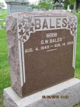 BALES, G W - Dallas County, Iowa | G W BALES 