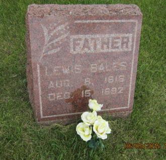 BALES, LEWIS - Dallas County, Iowa | LEWIS BALES 