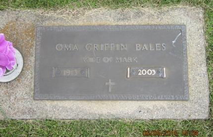 BALES, OMA GRIFFIN - Dallas County, Iowa | OMA GRIFFIN BALES 