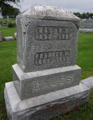 BALES, FRANCES M - Dallas County, Iowa | FRANCES M BALES 