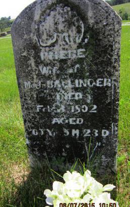 BALLINGER, PHEBE - Dallas County, Iowa | PHEBE BALLINGER 