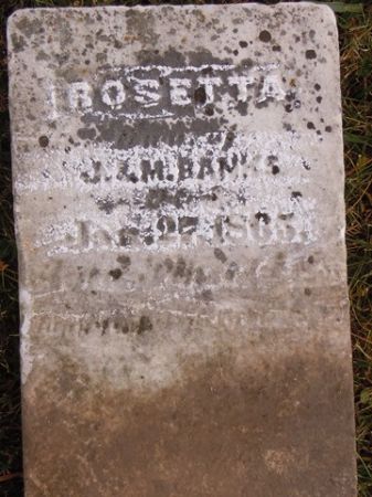 BANKS, ROSETTA - Dallas County, Iowa | ROSETTA BANKS 