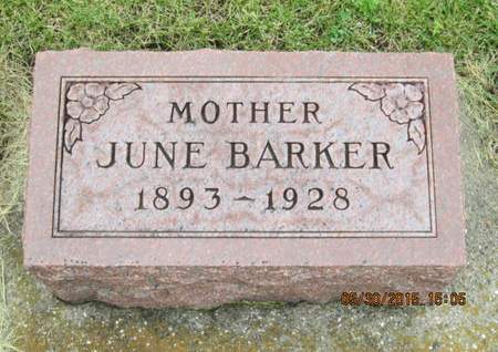 BARKER, JUNE - Dallas County, Iowa | JUNE BARKER 