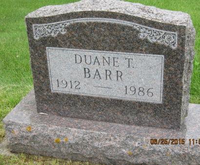BARR, DUANE T - Dallas County, Iowa | DUANE T BARR 