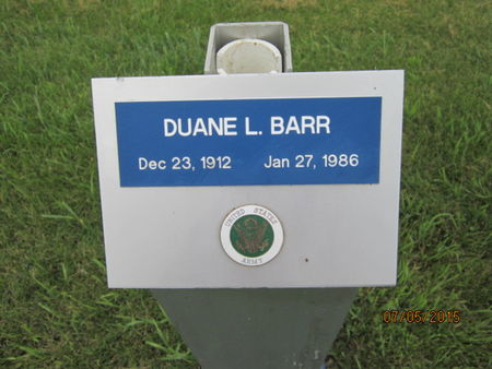 BARR, DUANE L - Dallas County, Iowa | DUANE L BARR 