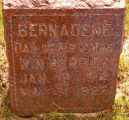 BARRICK, BERNADENE - Dallas County, Iowa | BERNADENE BARRICK 