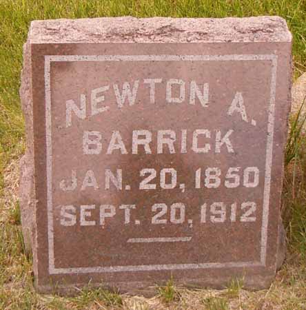 BARRICK, NEWTON A - Dallas County, Iowa | NEWTON A BARRICK 