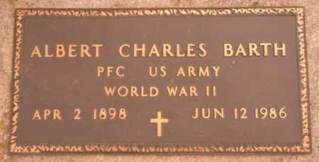 BARTH, ALBERT CHARLES - Dallas County, Iowa | ALBERT CHARLES BARTH 