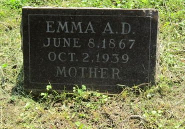 BATES, EMMA A D - Dallas County, Iowa | EMMA A D BATES 
