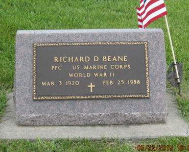 BEANE, RICHARD D - Dallas County, Iowa | RICHARD D BEANE 