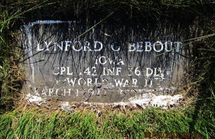 BEBOUT, LYNFORD G - Dallas County, Iowa | LYNFORD G BEBOUT 