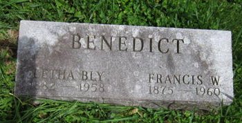 BENEDICT, FRANCIS W - Dallas County, Iowa | FRANCIS W BENEDICT 