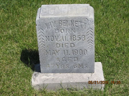 BENNETT, A W - Dallas County, Iowa | A W BENNETT 