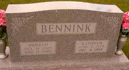 BENNINK, WARREN - Dallas County, Iowa | WARREN BENNINK 