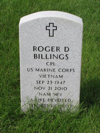 BILLINGS, ROGER D - Dallas County, Iowa | ROGER D BILLINGS 