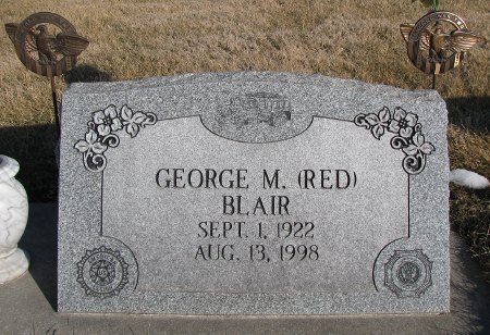 BLAIR, GEORGE M. (RED) - Dallas County, Iowa | GEORGE M. (RED) BLAIR 