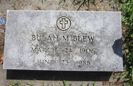 BLEW, BULAH M - Dallas County, Iowa | BULAH M BLEW 
