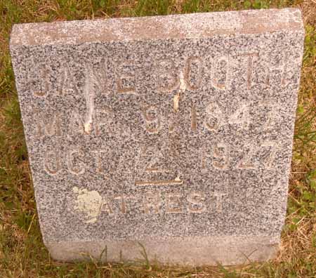 BOOTH, JANE - Dallas County, Iowa | JANE BOOTH 