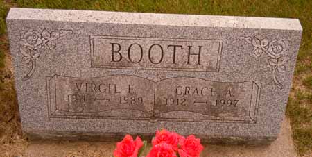 BOOTH, GRACE A - Dallas County, Iowa | GRACE A BOOTH 