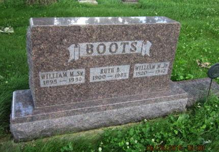 BOOTS, WILLIAM M SR - Dallas County, Iowa | WILLIAM M SR BOOTS 