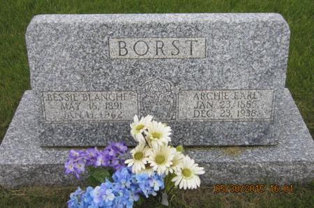 BORST, BESSIE BLANCHE - Dallas County, Iowa | BESSIE BLANCHE BORST 