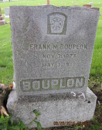 BOUPLON, FRANK M - Dallas County, Iowa | FRANK M BOUPLON 