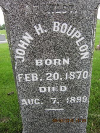 BOUPLON, JOHN H - Dallas County, Iowa | JOHN H BOUPLON 