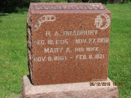 BRADBURY, MARY A - Dallas County, Iowa | MARY A BRADBURY 