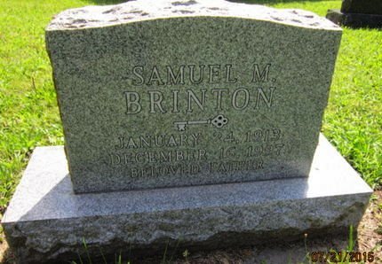 BRINTON, SAMUEL M - Dallas County, Iowa | SAMUEL M BRINTON 