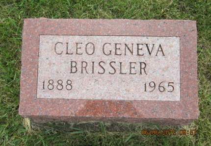 BRISSLER, CLEO GENEVA - Dallas County, Iowa | CLEO GENEVA BRISSLER 