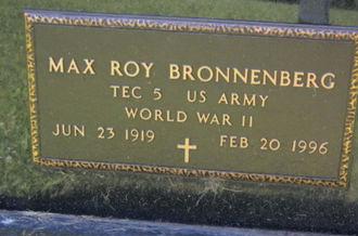 BRONNENBERG, MAX ROY - Dallas County, Iowa | MAX ROY BRONNENBERG 
