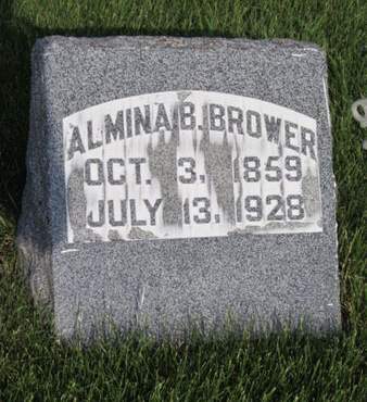 BROWER, ALMINA B - Dallas County, Iowa | ALMINA B BROWER 