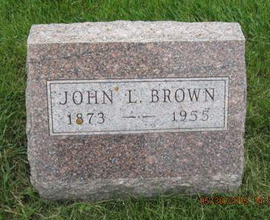BROWN, JOHN L - Dallas County, Iowa | JOHN L BROWN 