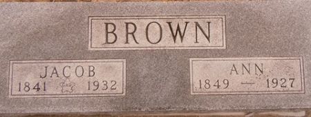 BROWN, ANN - Dallas County, Iowa | ANN BROWN 
