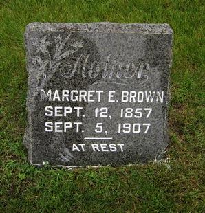 BROWN, MARGRET E - Dallas County, Iowa | MARGRET E BROWN 