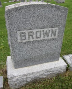 BROWN, FAMILY STONE - Dallas County, Iowa | FAMILY STONE BROWN 