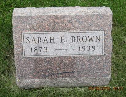 BROWN, SARAH E - Dallas County, Iowa | SARAH E BROWN 