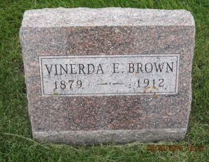 BROWN, VINERDA E - Dallas County, Iowa | VINERDA E BROWN 