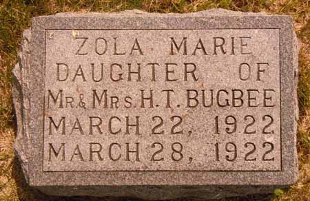 BUGBEE, ZOLA MARIE - Dallas County, Iowa | ZOLA MARIE BUGBEE 