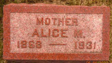 BURCHFIELD, ALICE M - Dallas County, Iowa | ALICE M BURCHFIELD 