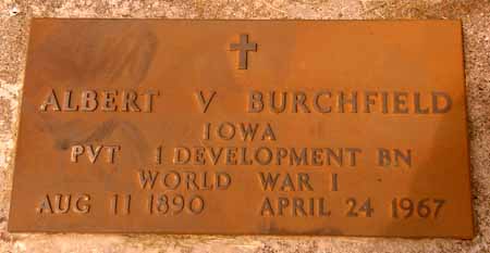 BURCHFIELD, ALBERT V - Dallas County, Iowa | ALBERT V BURCHFIELD 