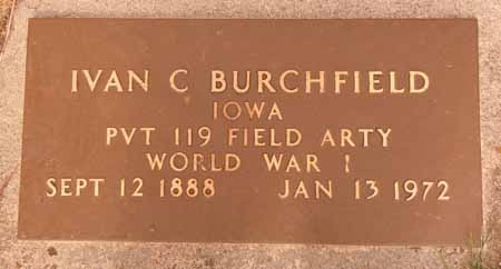 BURCHFIELD, IVAN C - Dallas County, Iowa | IVAN C BURCHFIELD 