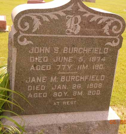 BURCHFIELD, JANE M - Dallas County, Iowa | JANE M BURCHFIELD 