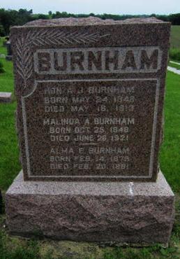 BURNHAM, MALINDA A - Dallas County, Iowa | MALINDA A BURNHAM 