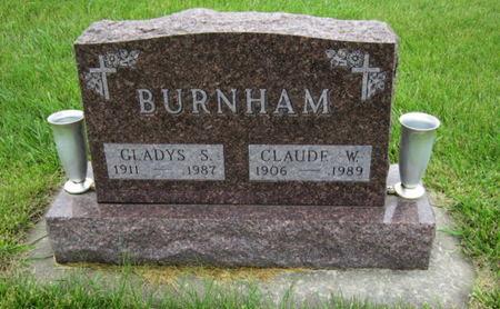 BURNHAM, GLADYS S - Dallas County, Iowa | GLADYS S BURNHAM 