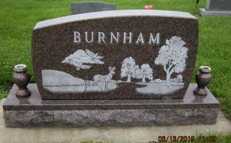 BURNHAM, FAMILY STONE - Dallas County, Iowa | FAMILY STONE BURNHAM 