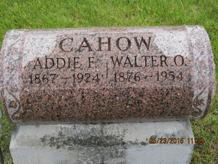 CAHOW, ADDIE F - Dallas County, Iowa | ADDIE F CAHOW 