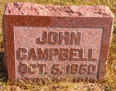 CAMPBELL, JOHN - Dallas County, Iowa | JOHN CAMPBELL 