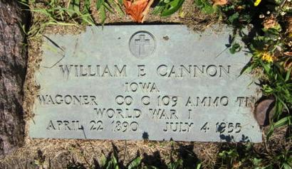 CANNON, WILLIAM E - Dallas County, Iowa | WILLIAM E CANNON 